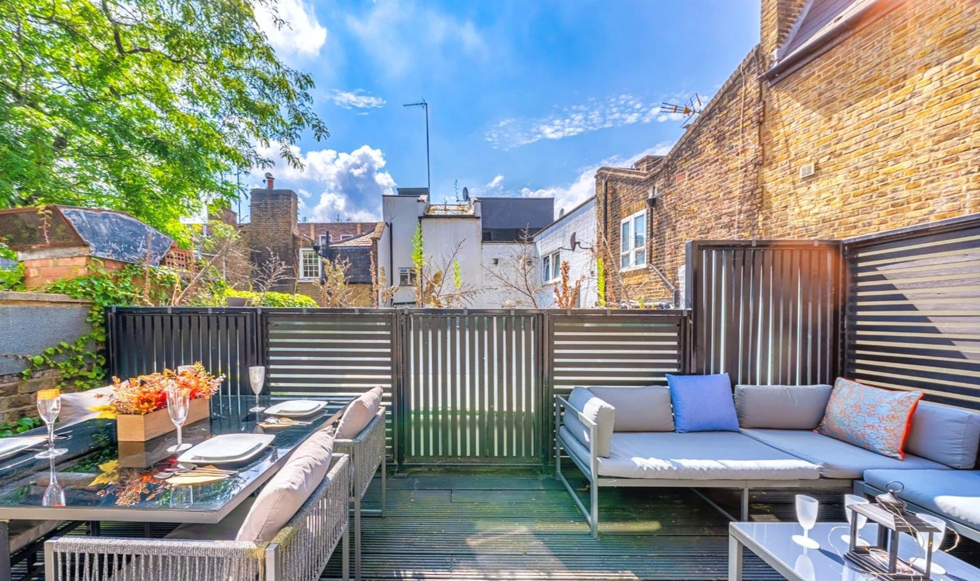 Designer Victorian Flat With Large Terrace Apartment ลอนดอน ภายนอก รูปภาพ