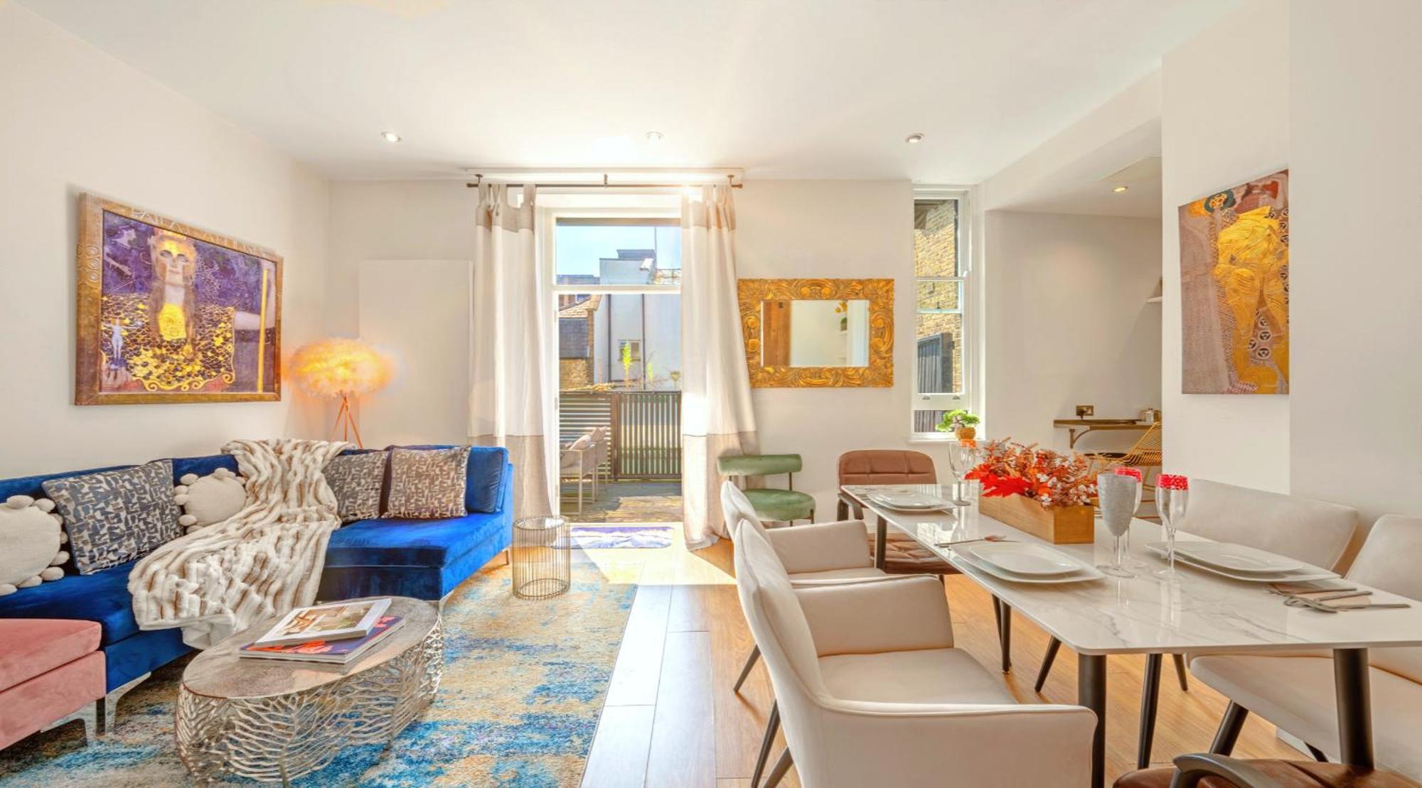 Designer Victorian Flat With Large Terrace Apartment ลอนดอน ภายนอก รูปภาพ